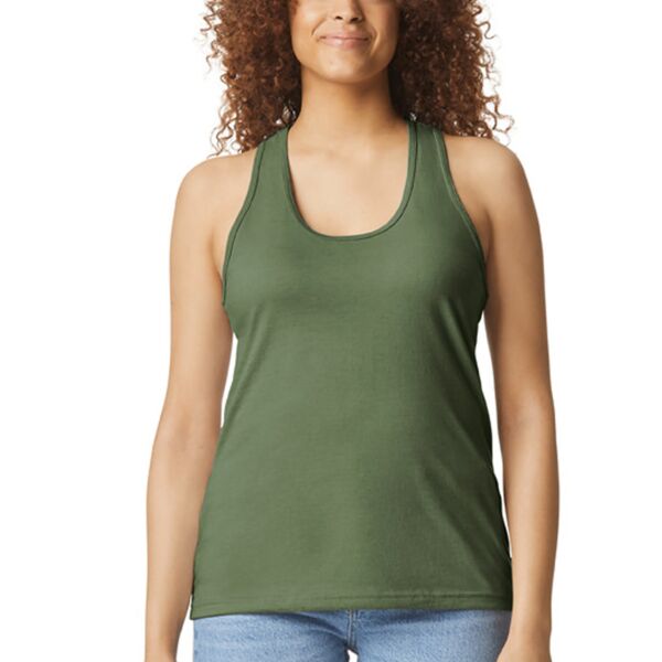 Softstyle ® Women's CVC Racerback Tank Thumbnail